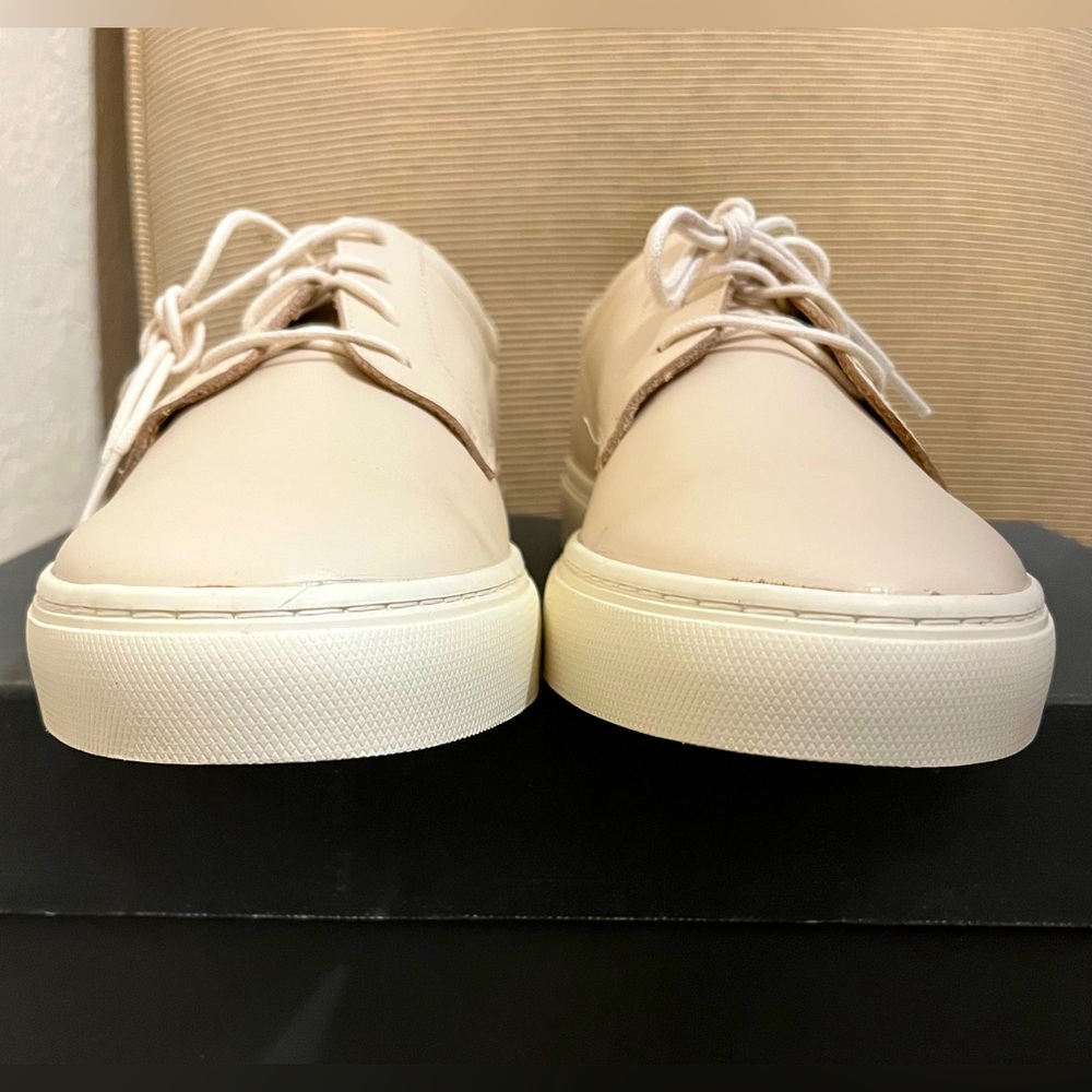 🌟NWT Nisolo Men's Diego Leather Everyday Low Top Sneaker in Bone, Size 9 - Picture 11 of 17